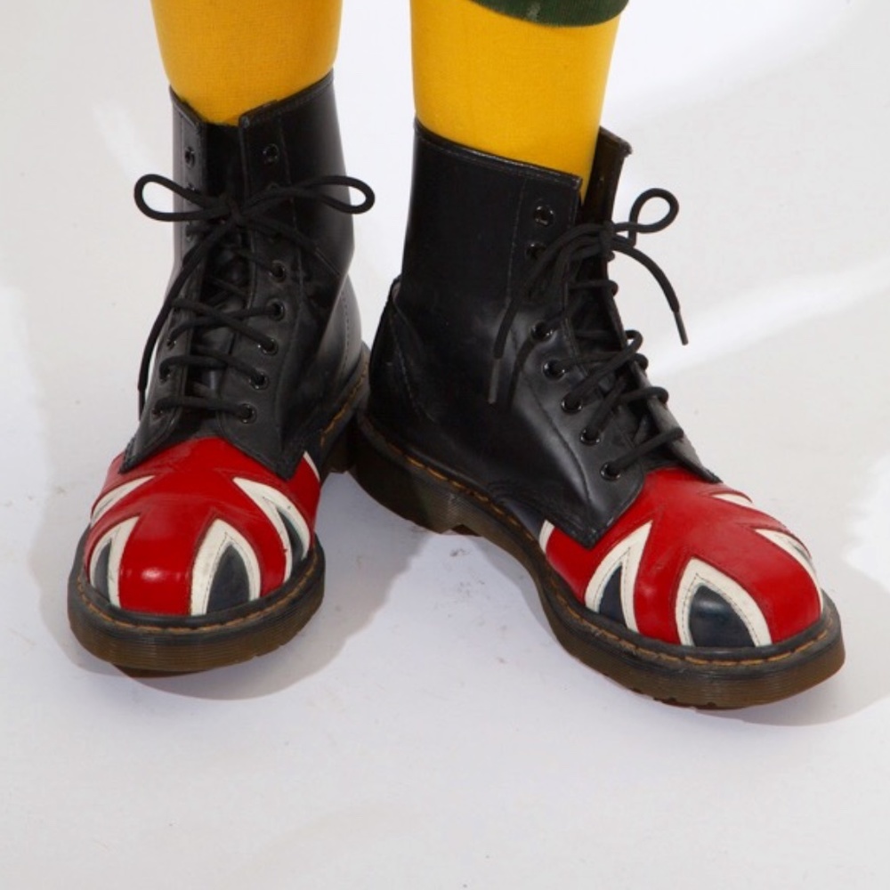 Dr Martens Union Jack Lace Up Boots size 9 M 10 W